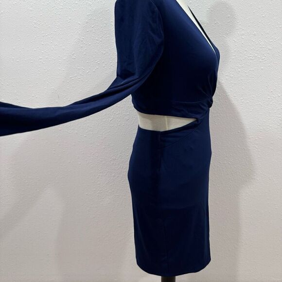 Express party  dress blue size small petite - Picture 4 of 9